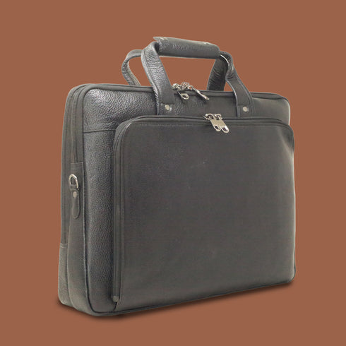 Kaelith Genuine Leather  Laptop Messenger Bag For Men
